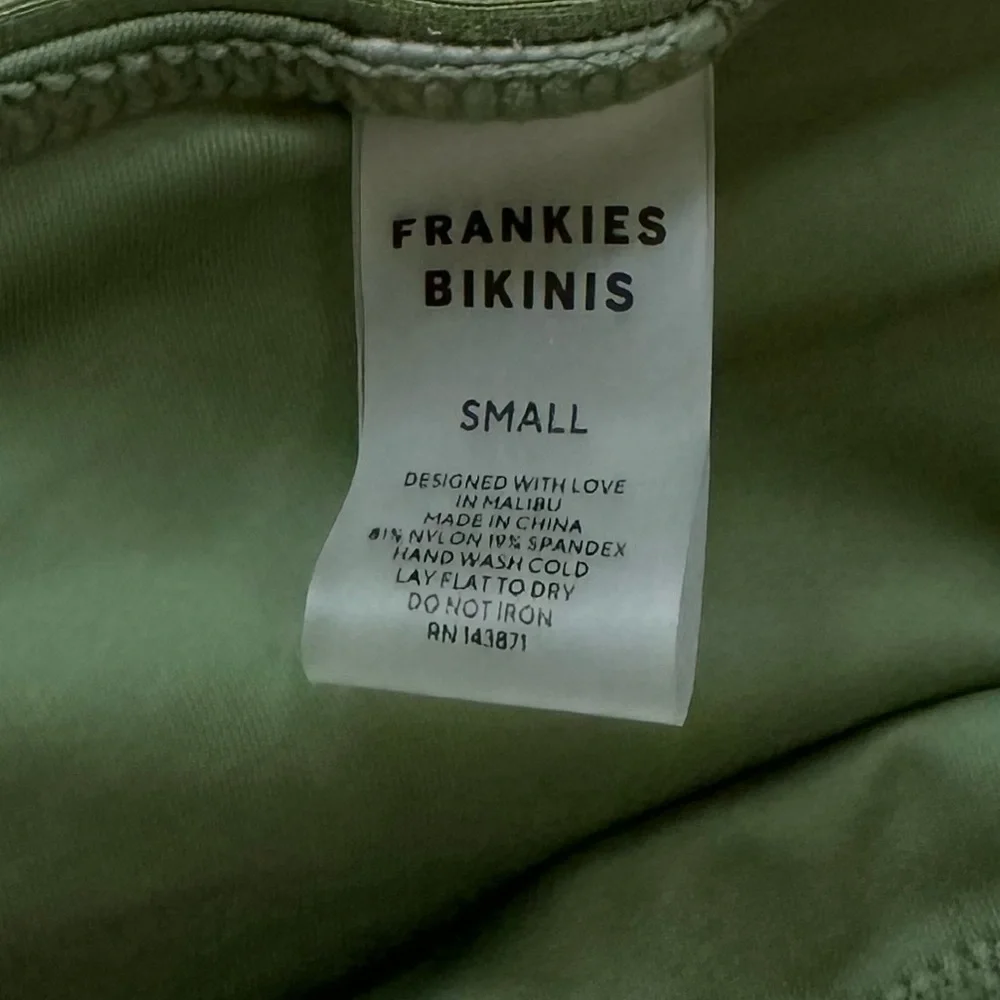 Frankies Bikinis Laura Satin Bottom NWT